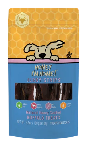 All American Pets Honey I'm Home JERKY STRIPS