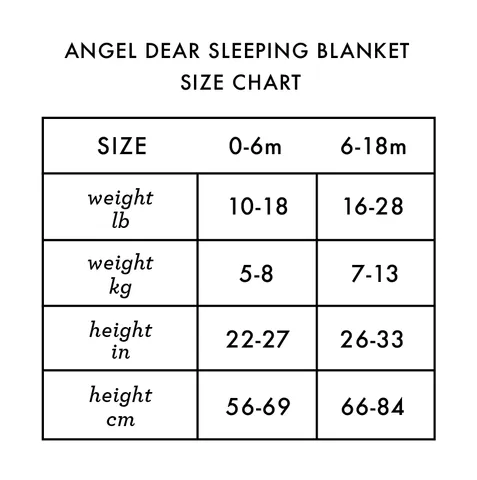 Angel Dear 1.0 TOG Sleeping Blankets