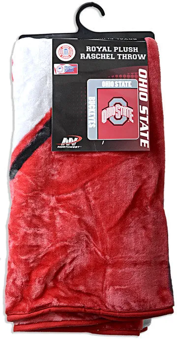 BCOS2 Blanket - Raschel Jumbo - Ohio State