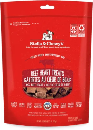 Beef Heart Treats Freeze Dried Raw Dog Treats