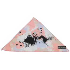 Big & Little Dogs Peach Splatter Terrazzo Bandana