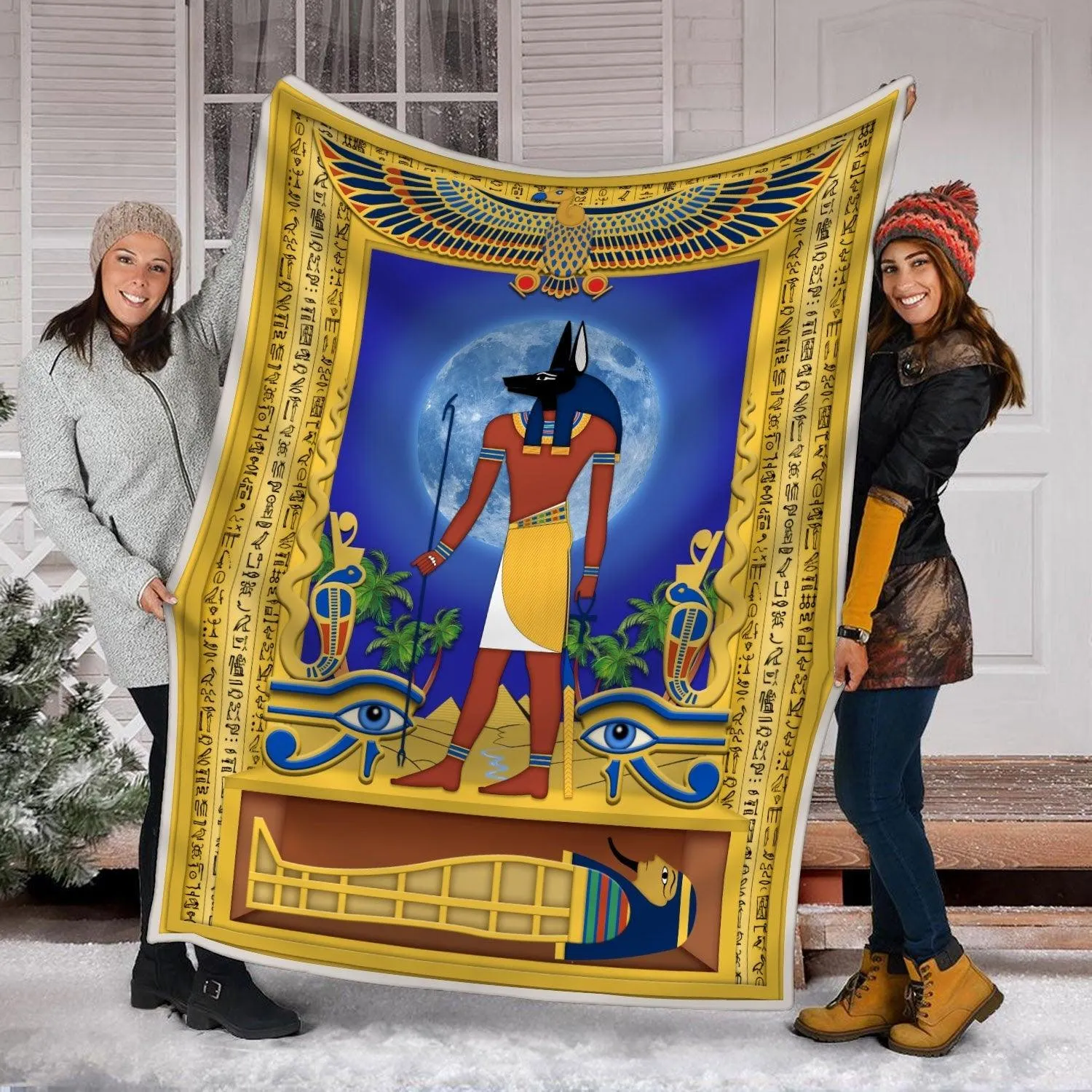 Blanket Anibus Egyptian God