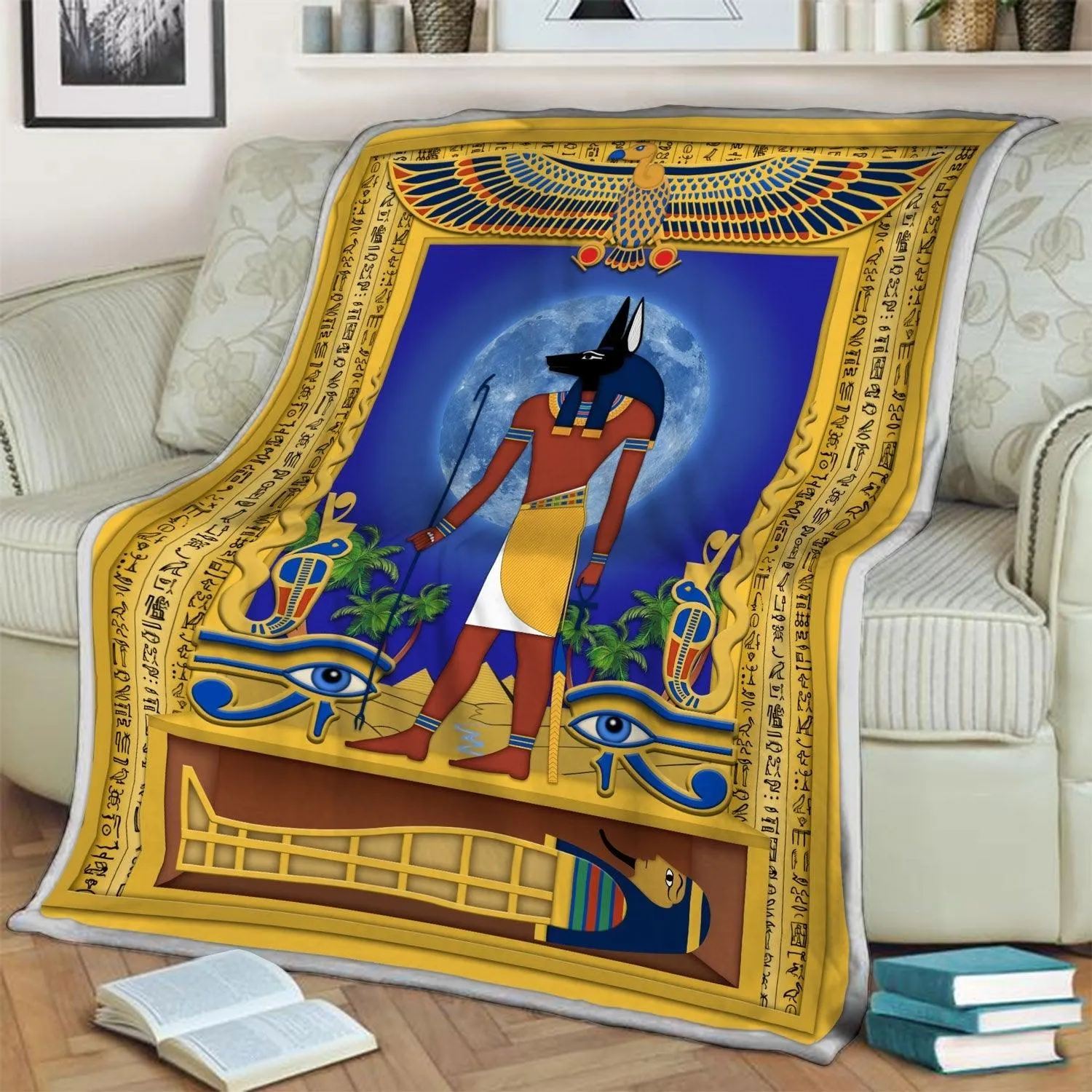 Blanket Anibus Egyptian God