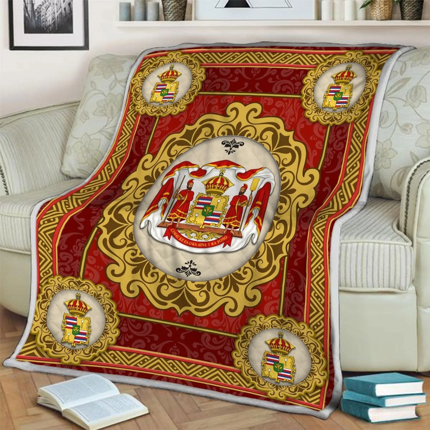 Blanket Hawaii Coat of Arms