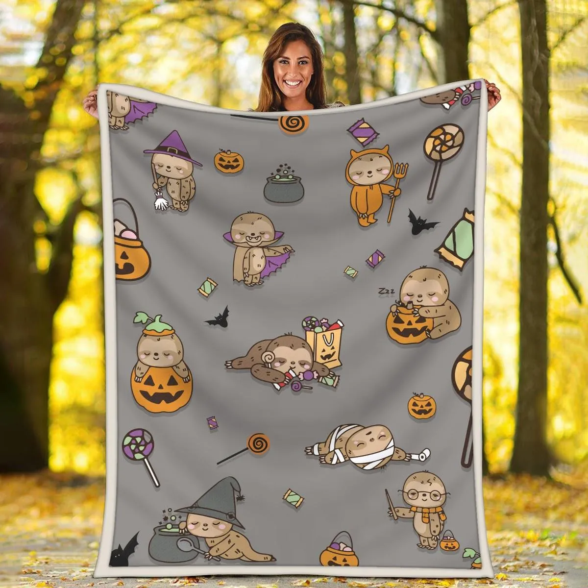 Blanket Sloth Halloween