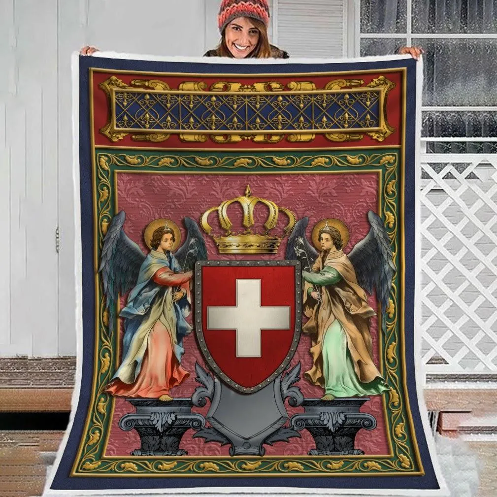 Blanket Switzerland Coat of Arms Fleece