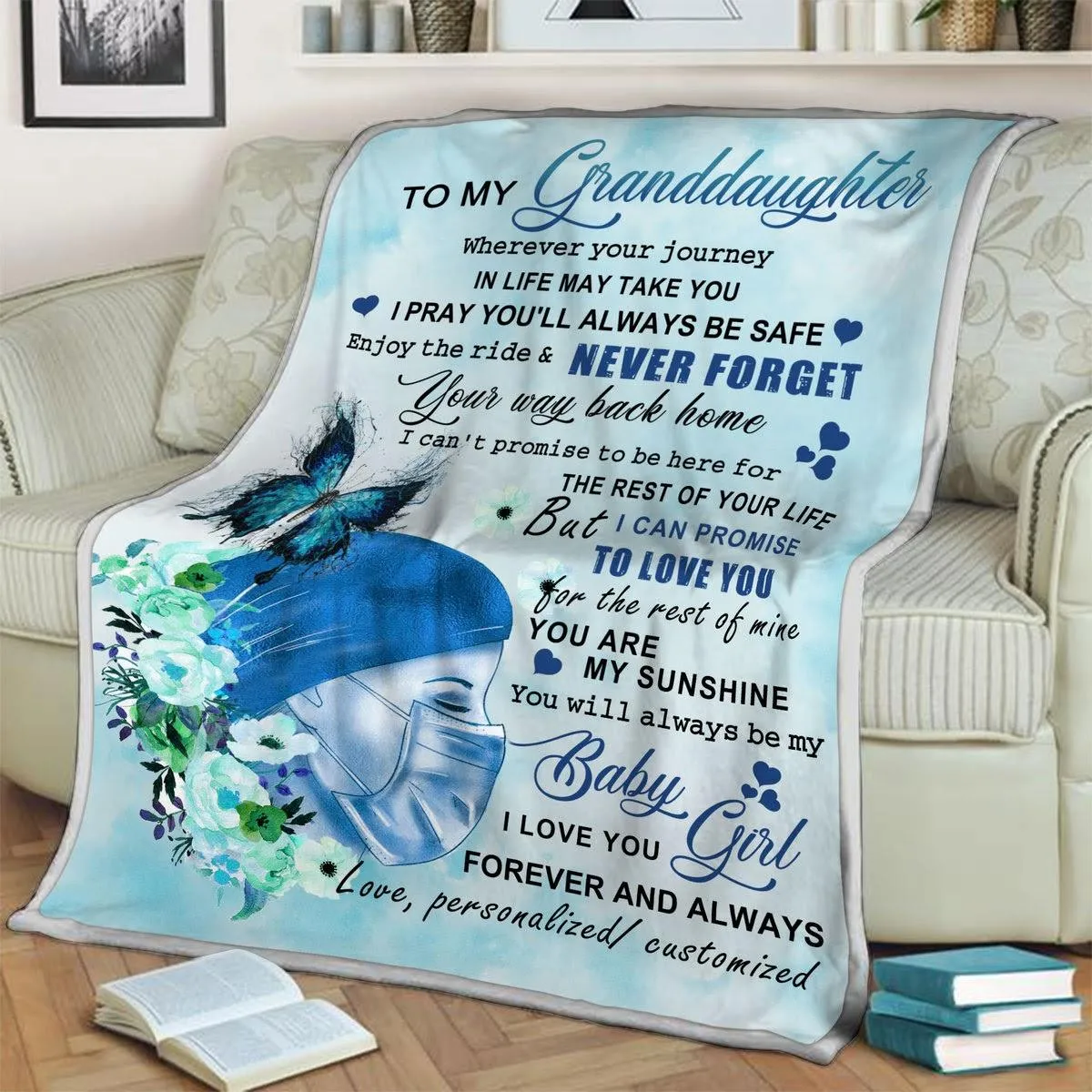 Blanket To My Granddaughter Nurse