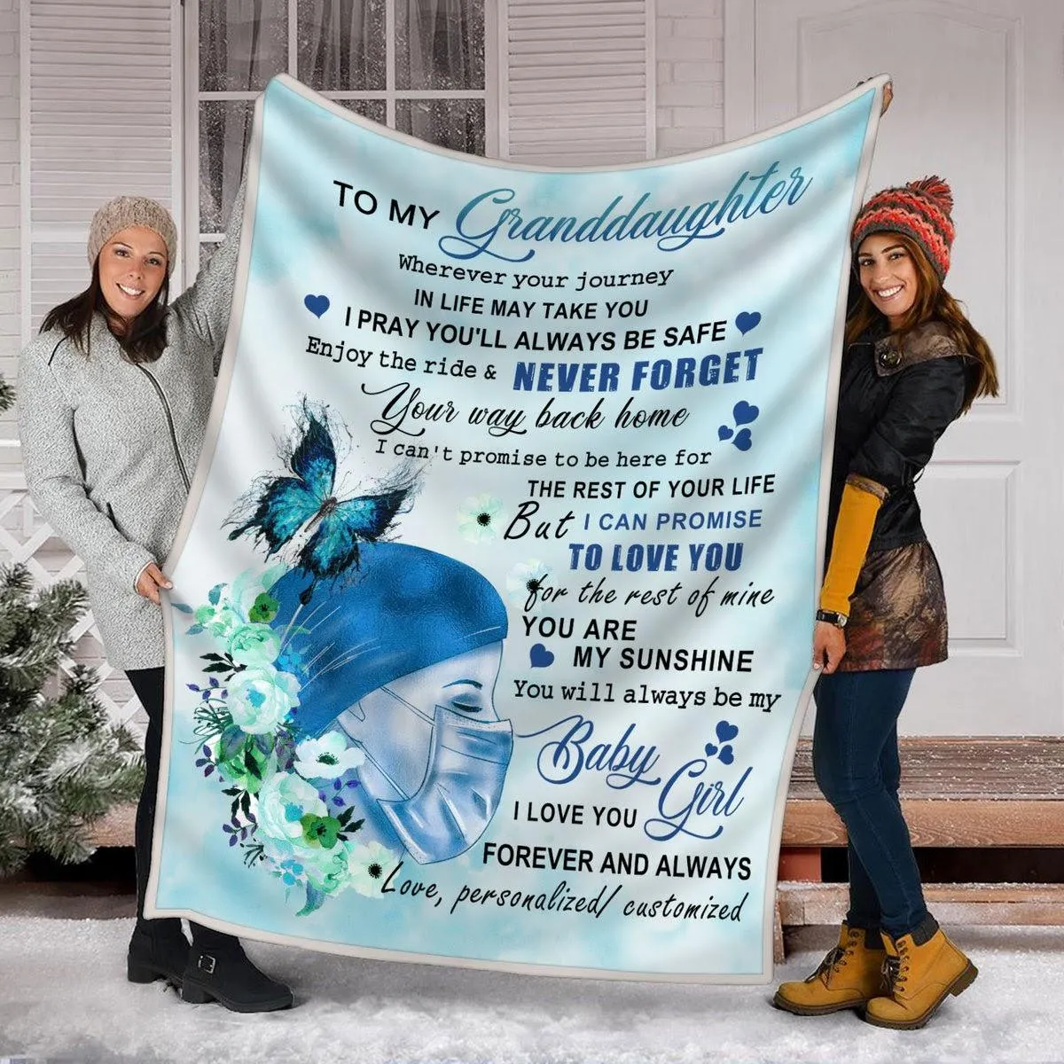 Blanket To My Granddaughter Nurse