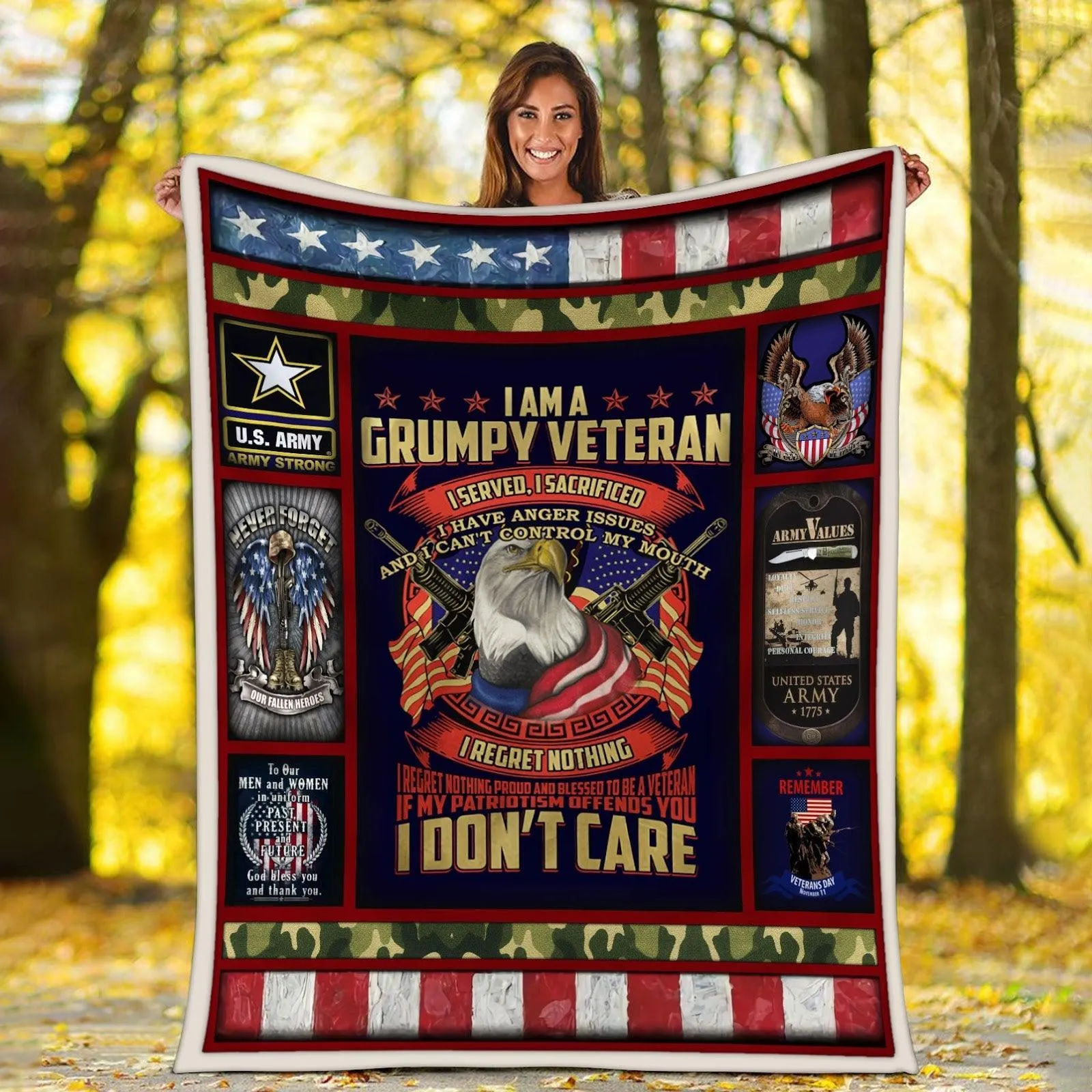 Blanket US Navy Veterant