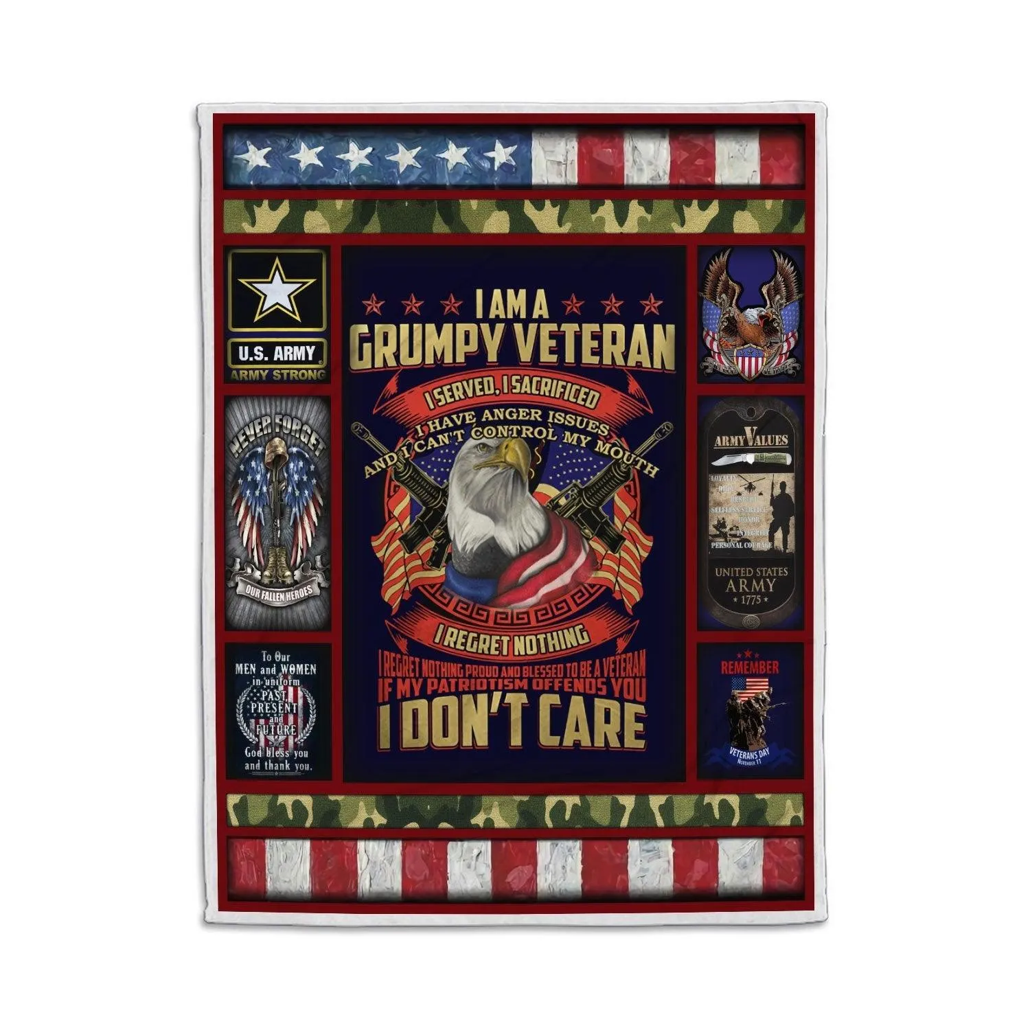 Blanket US Navy Veterant