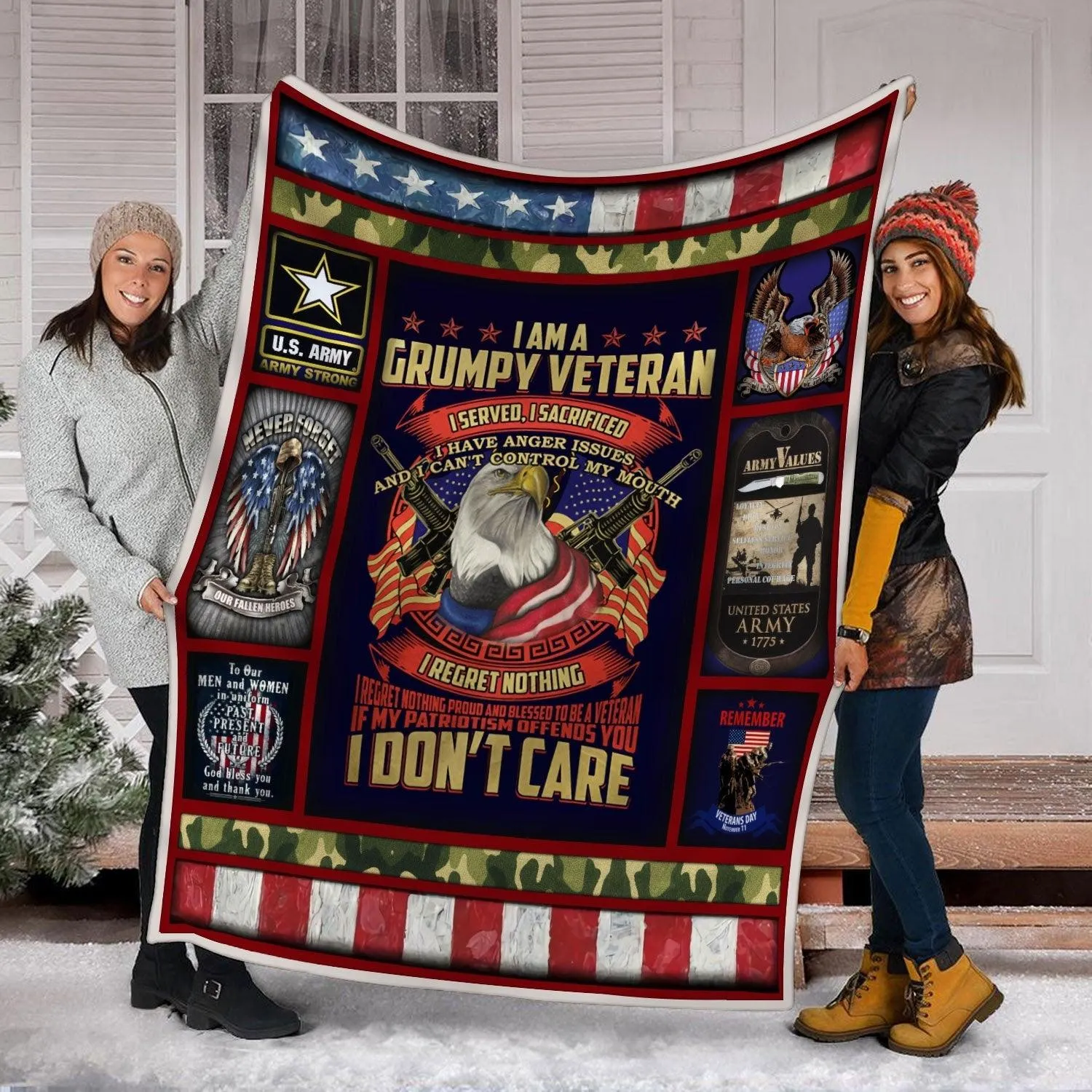 Blanket US Navy Veterant