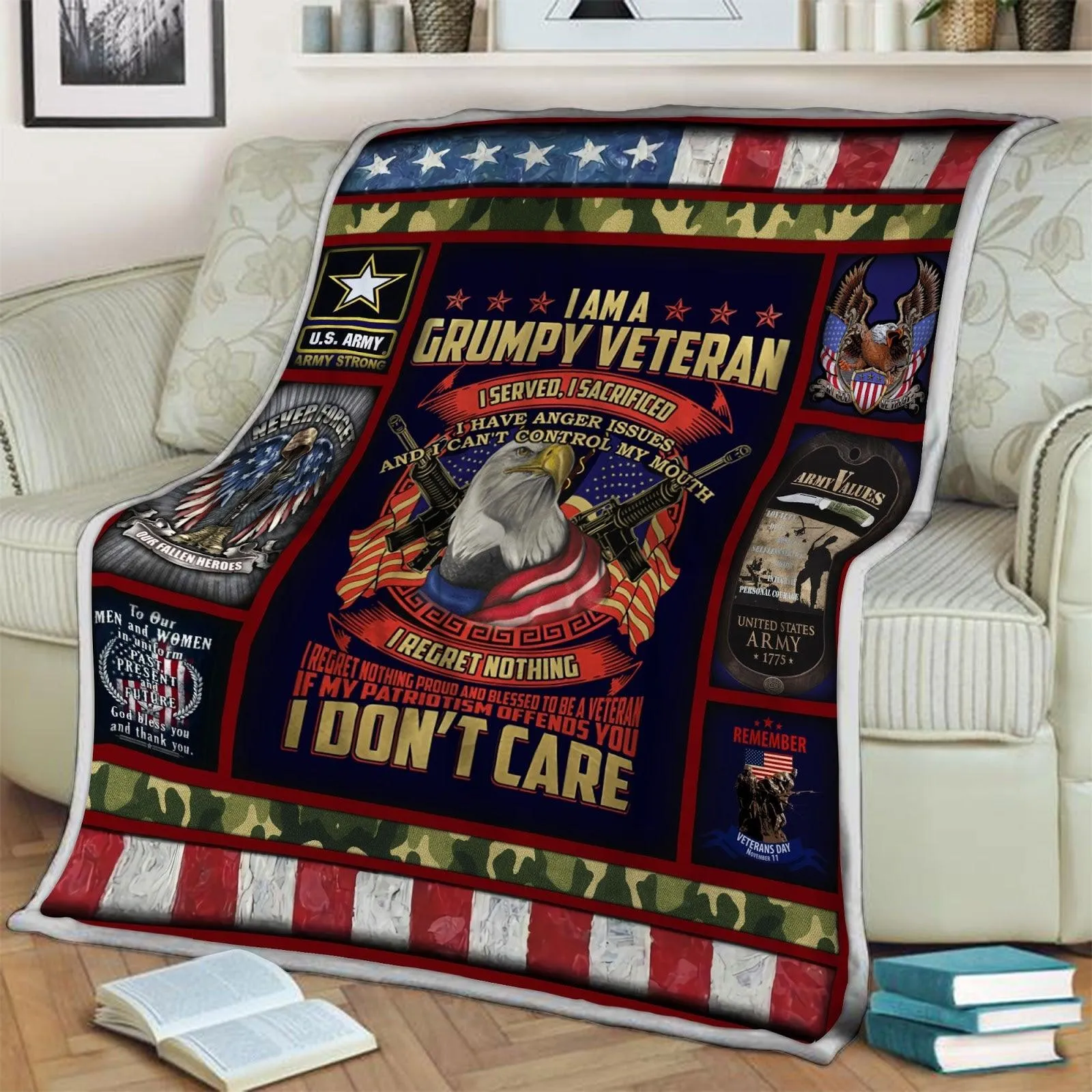 Blanket US Navy Veterant