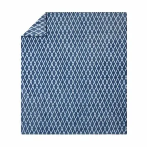 Casual Living Super Soft Plush Throw Blanket Blue - 60'' X 70''