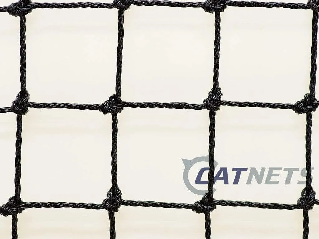 Cat Netting 100m x 5m Black