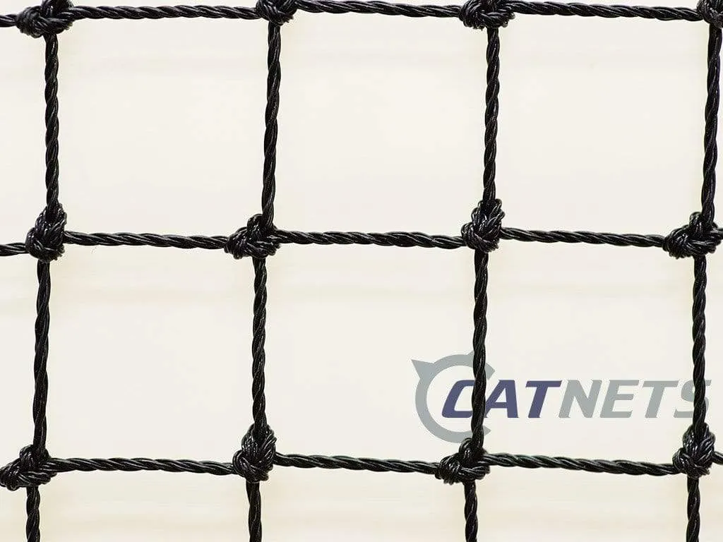 Cat Netting with Reinforced Edging 15m x 3m