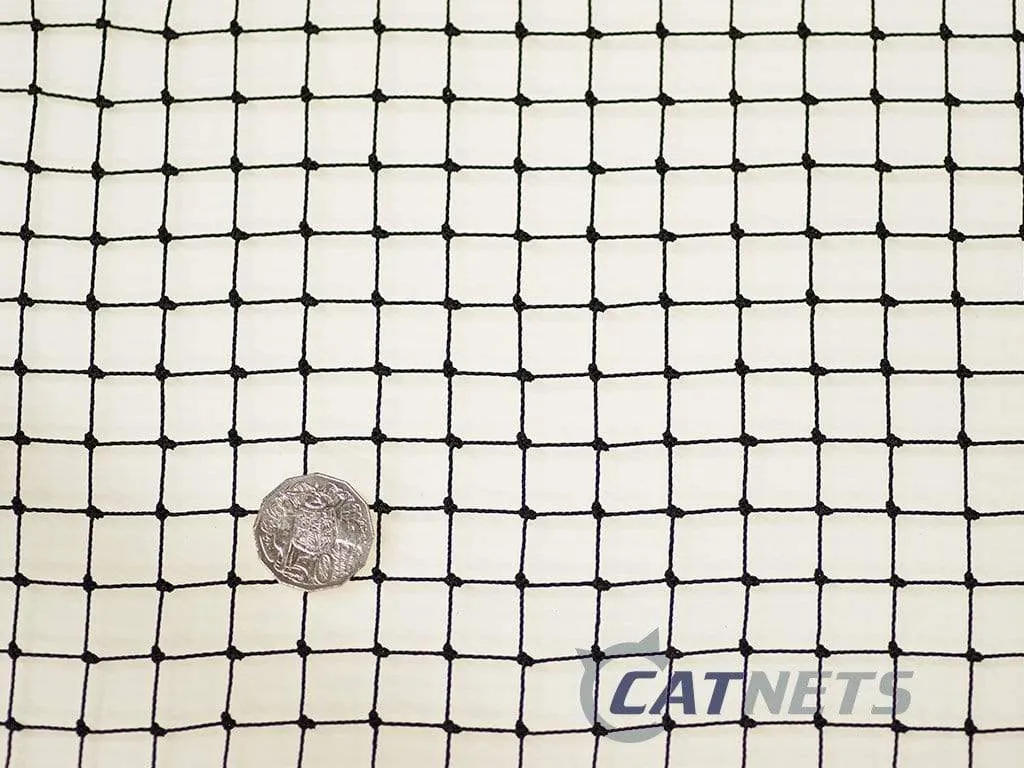 Cat Netting with Reinforced Edging 15m x 3m