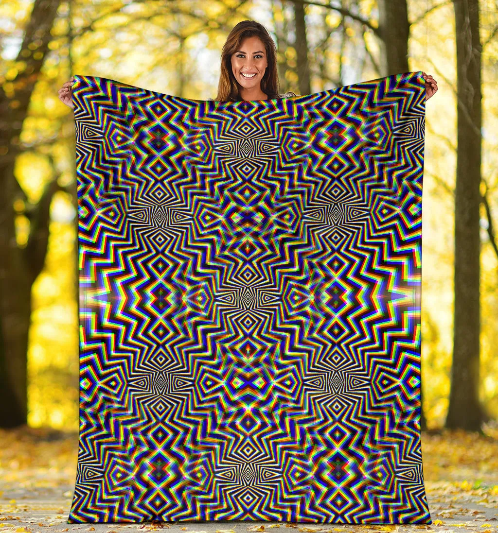 Chromadelic Micro Fleece Blanket