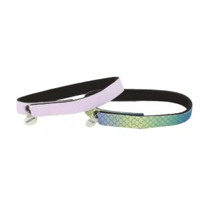 Coastal ElastaCat FlexFit Cat Collar 2Pk Scales and Purple