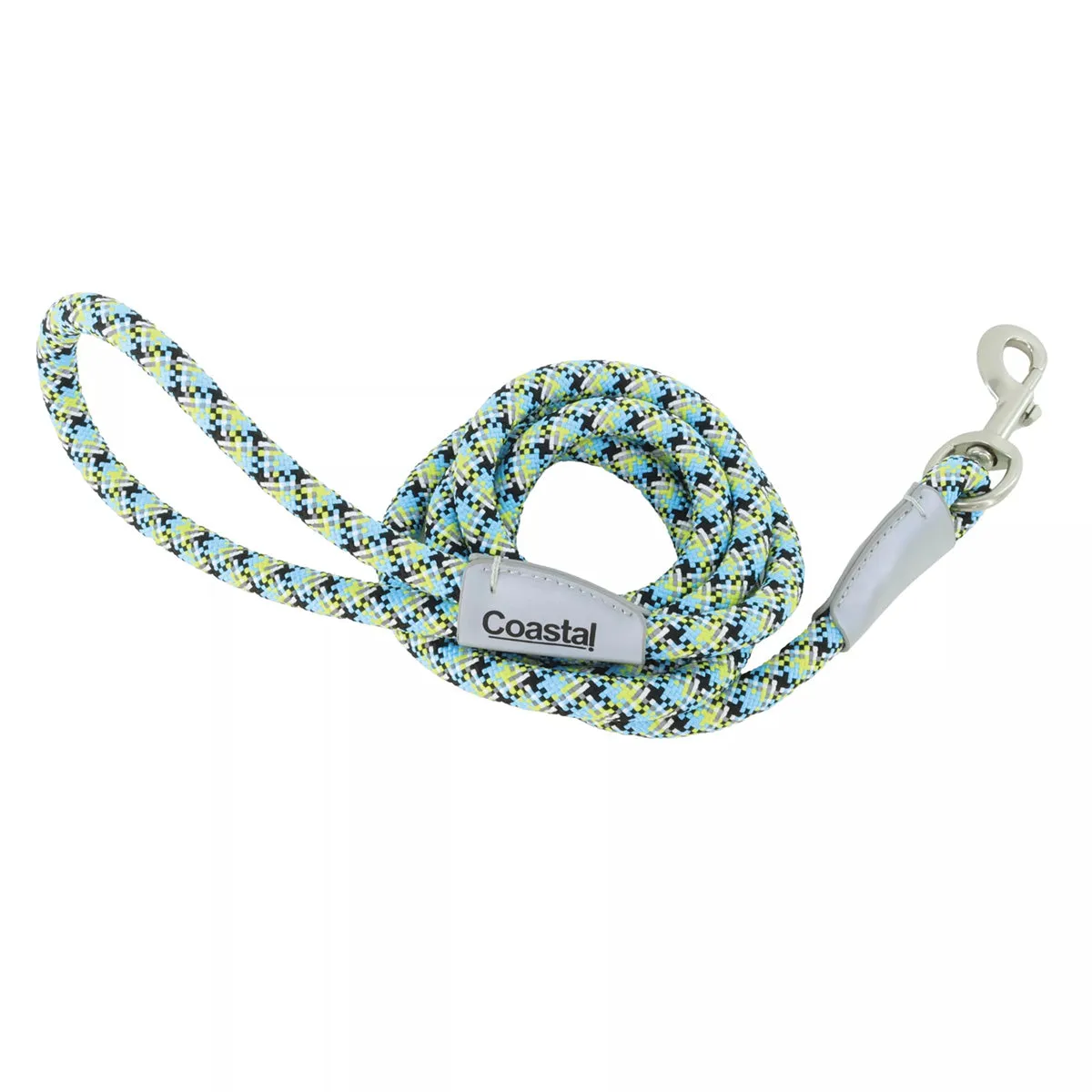 Coastal Pro Active Woven Reflective Rope Leash 1" x 6' North Sky Net