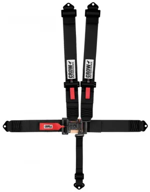 Crow 5-Way Duck Bill 3" Latch & Link Harness - Black Hardware - Black