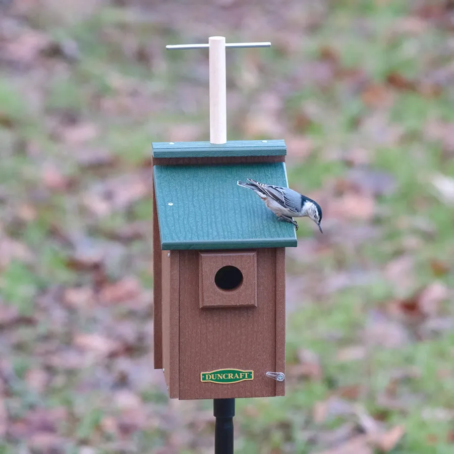 Duncraft Bird-Safe® Perch View Bluebird House & Pole