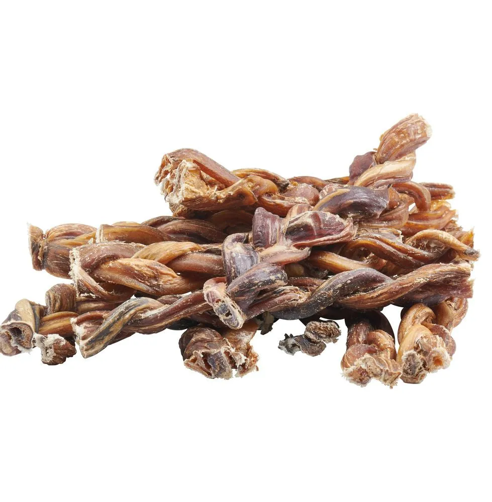 EcoKind Pet Treats - Braided Bully Sticks For Dogs - All Natural Dog Chew Stick