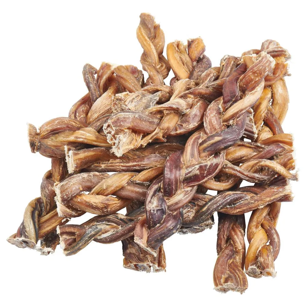 EcoKind Pet Treats - Braided Bully Sticks For Dogs - All Natural Dog Chew Stick