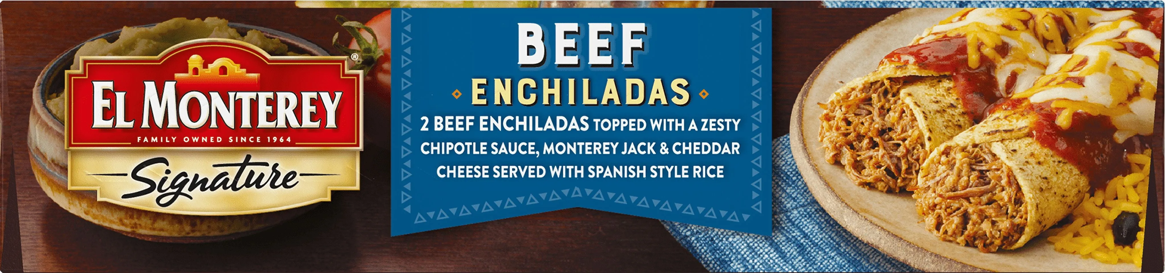 El Monterey Signature Beef Enchiladas Meal, 10.25 oz (Frozen)