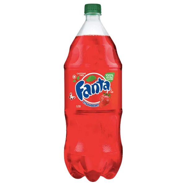 Fanta Strawberry Soda, 2 L Bottle