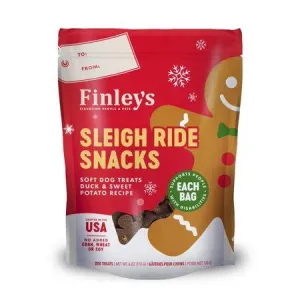 Finley's Sleigh Ride Snacks Duck Potato Soft Dog Treats 6oz