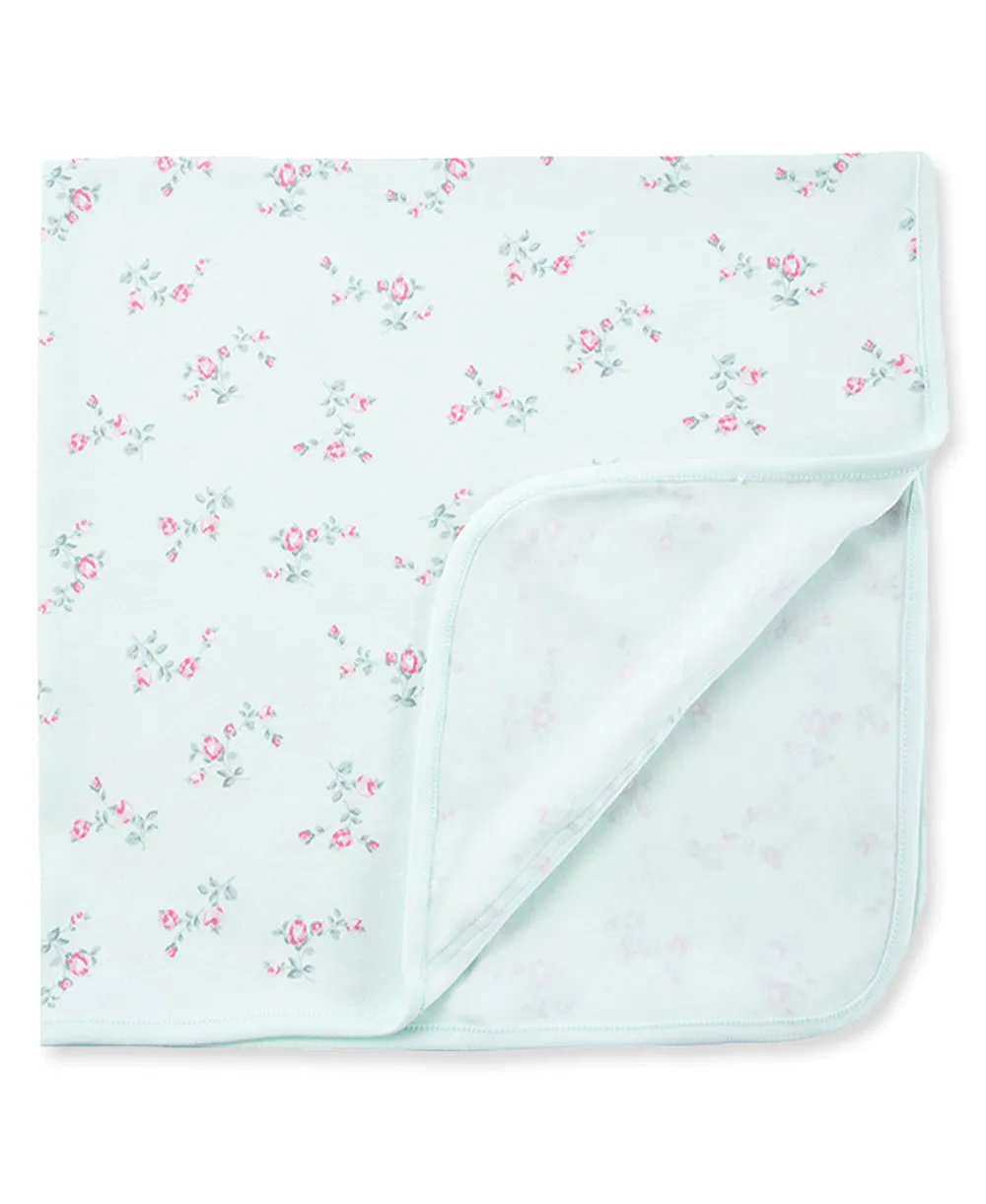 Floral Spray Receiving Blanket