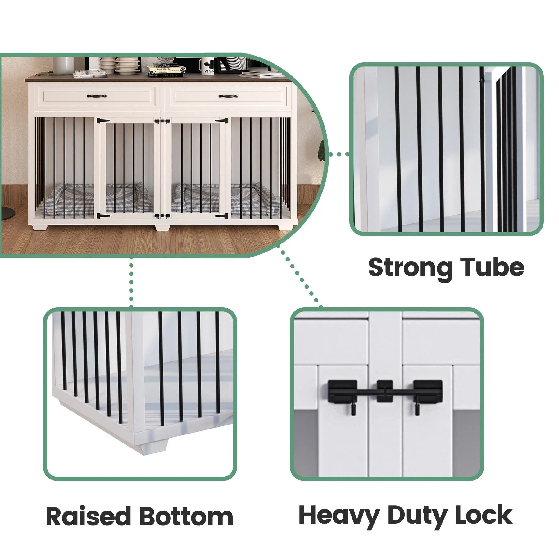 Furniture Style Dog Crate 64.6 Inch -150161