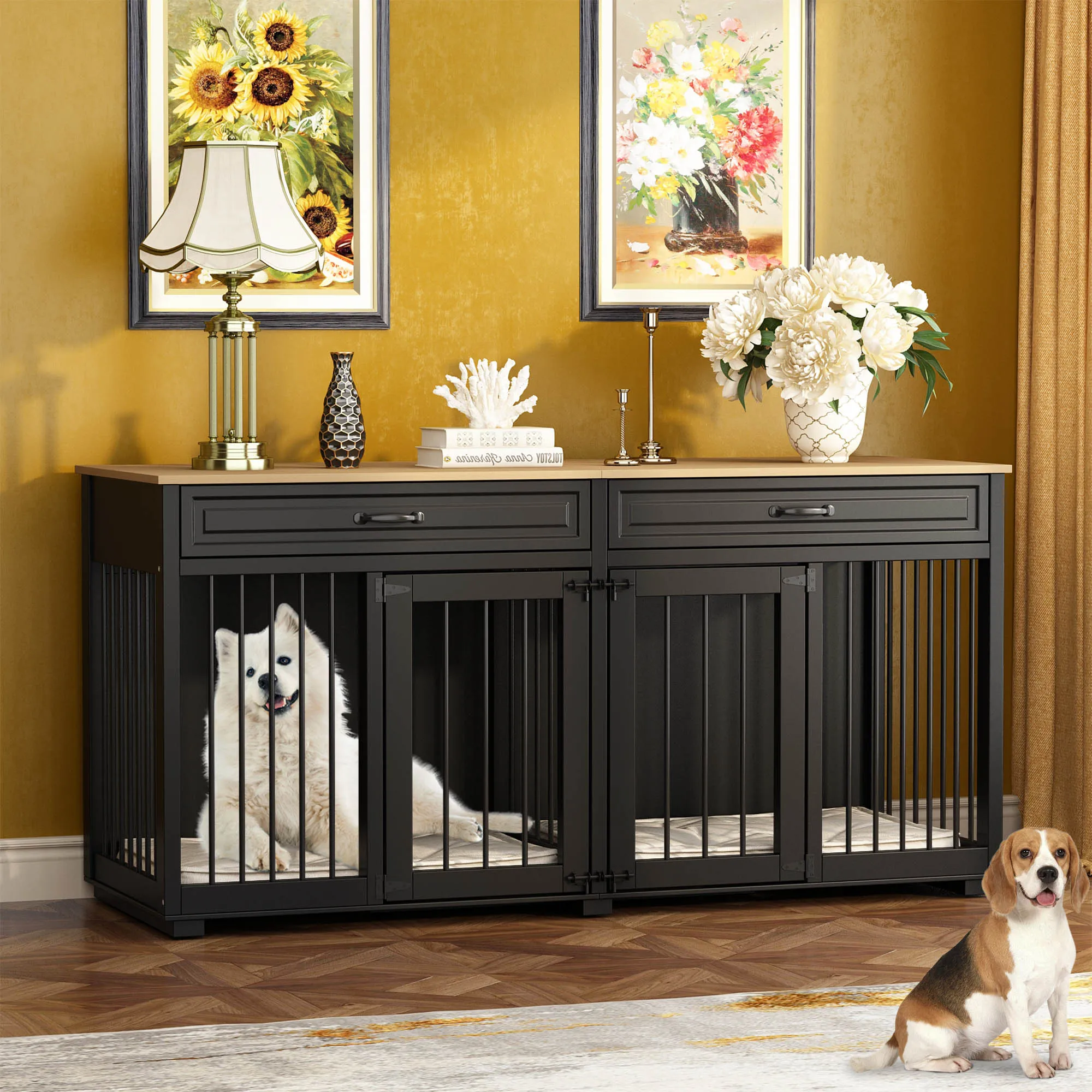 Furniture Style Dog Crate 64.6 Inch -150161