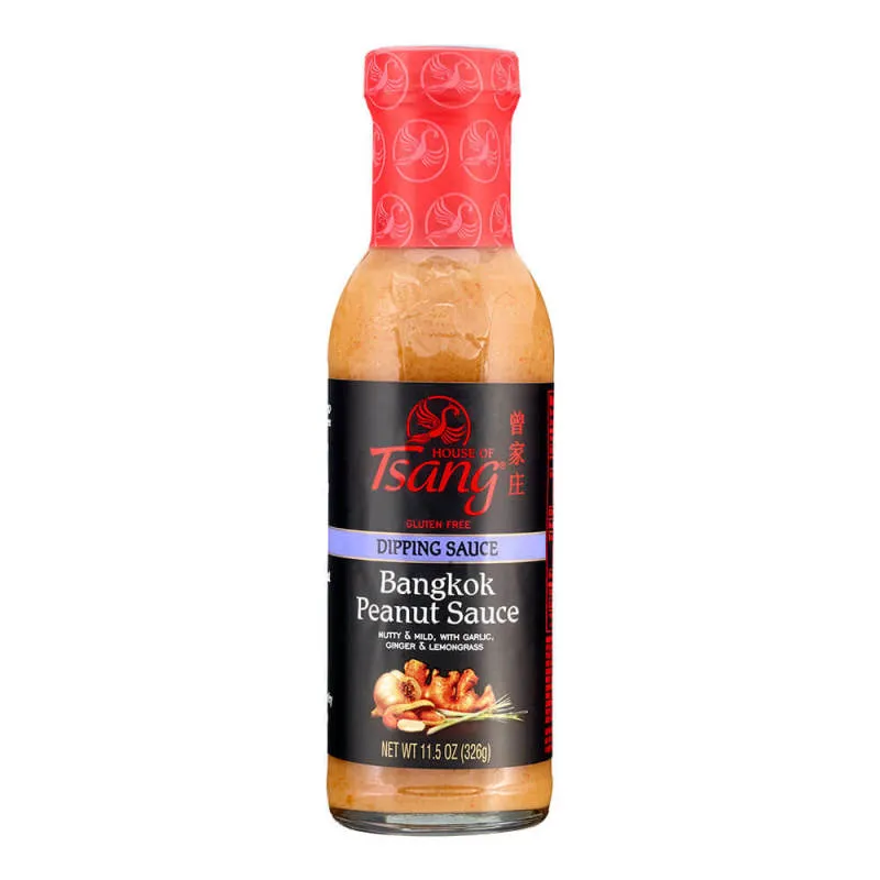 HOUSE OF TSANG - SAUCE STIRFRY BNGKK PNUT 11.5 OZ - Pack of 6