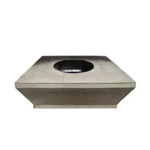 HPC Fire 60" Tapered Unfinished Fire Pit Enclosures FPE60-SQUARETAP