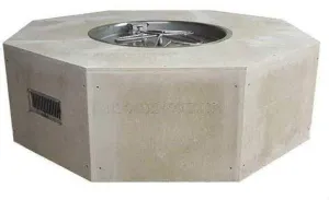 HPC Fire Unfinished Octagon Fire Pit Enclosures TOR-U54O/MLFPK25CEK