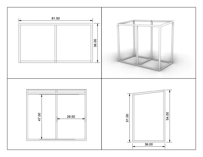 Knotty Cedar Trash Enclosure