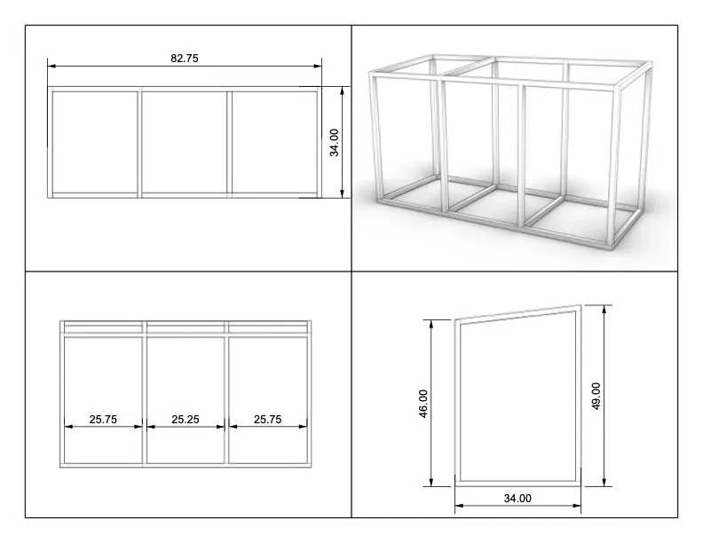 Knotty Cedar Trash Enclosure