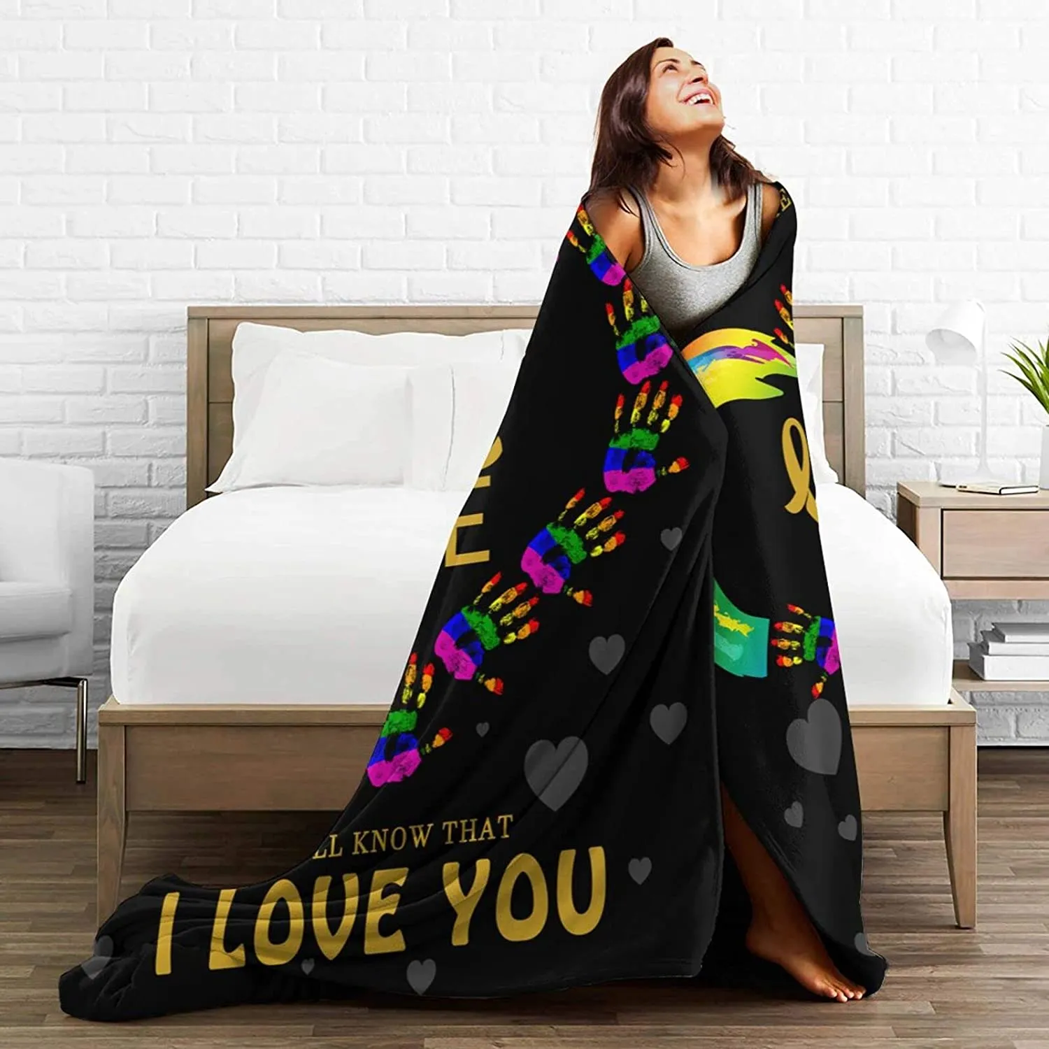 Lgbt Gay Pride Fleece Throw Blankets Soft Plush Blanket For Bed Couch Car 60"X50", Pride Gift