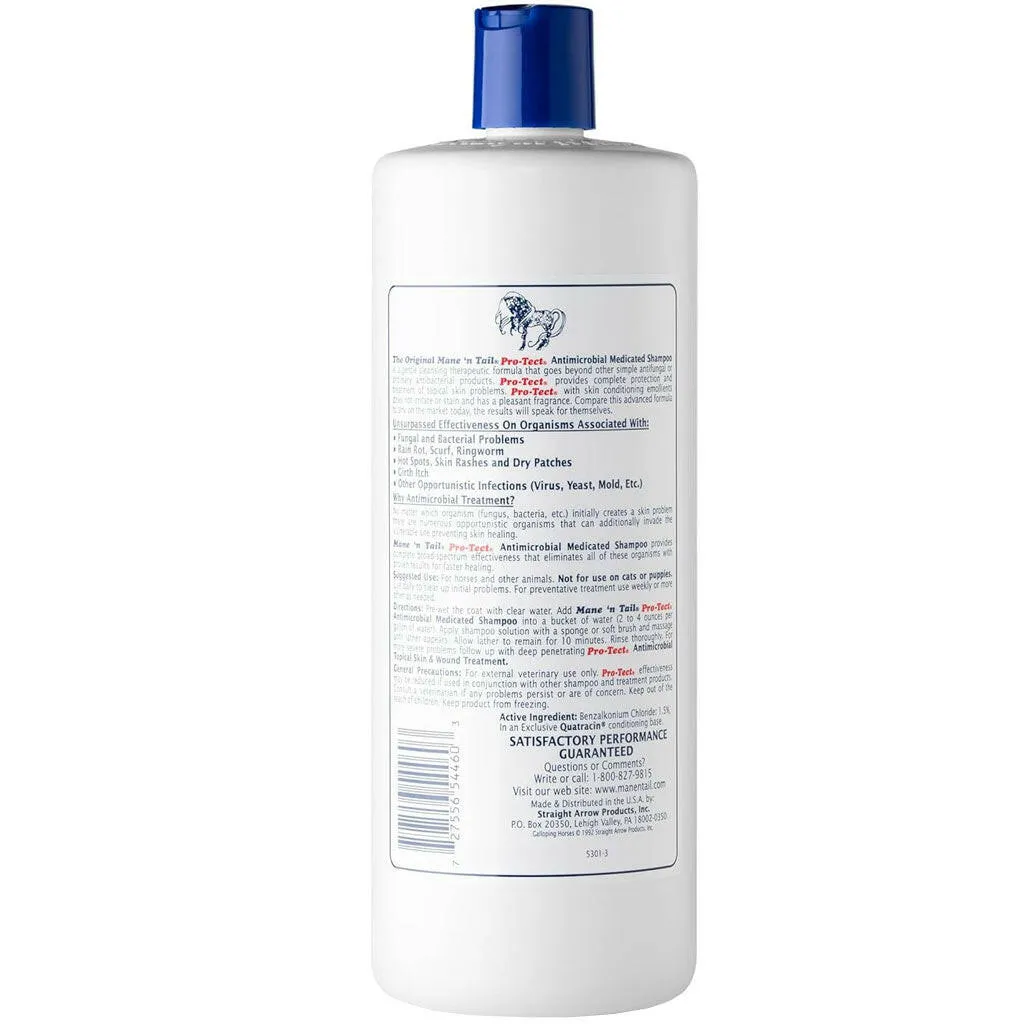 Mane 'n Tail Pro-Tect Antimicrobial Medicated Shampoo for Horses