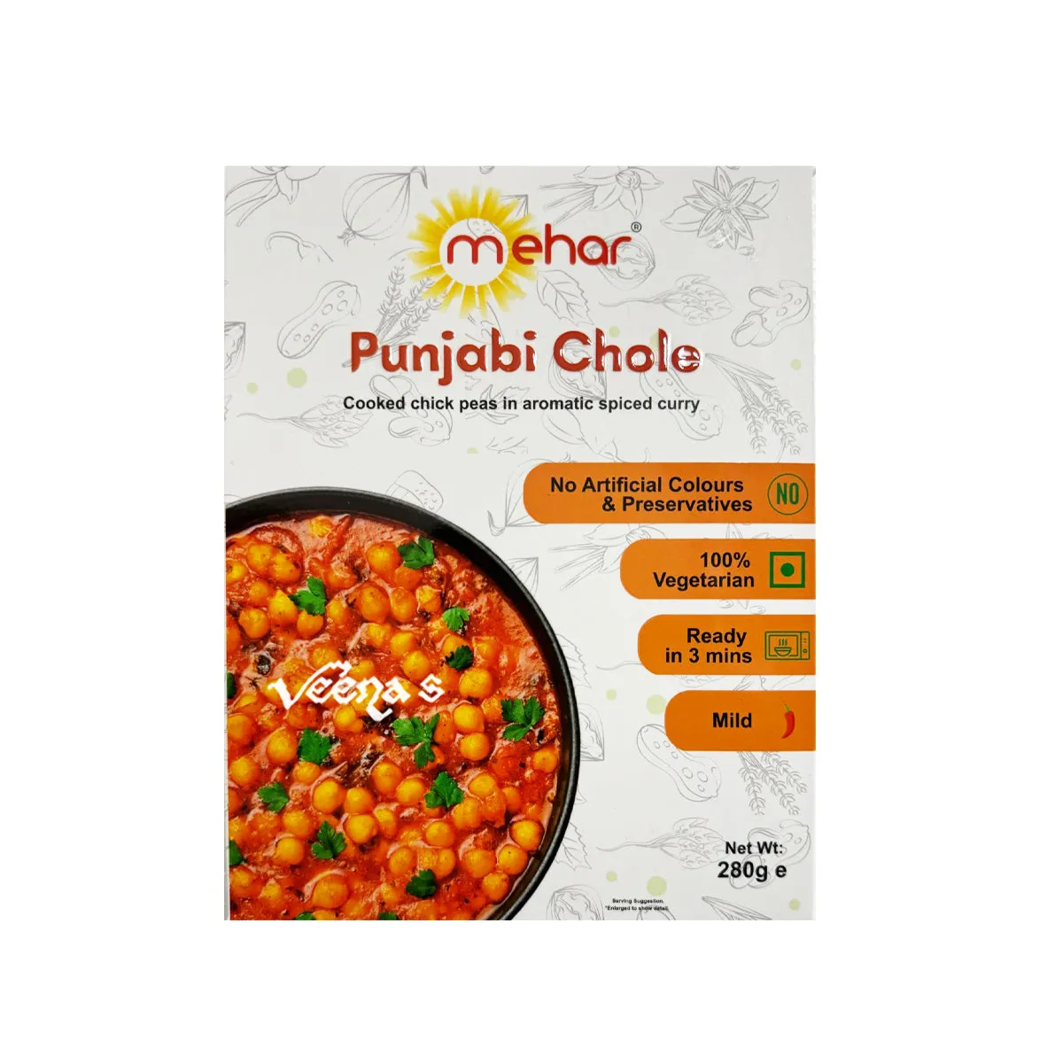 Mehar Punjabi Chole 280g