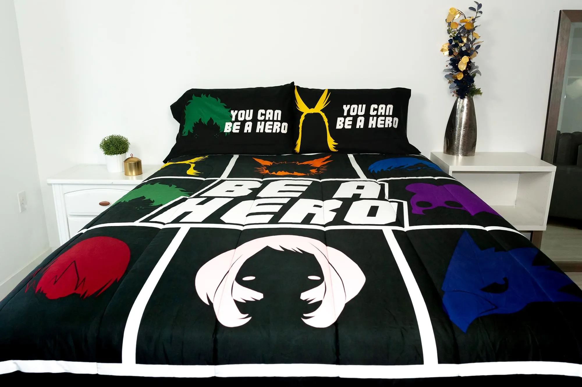 My Hero Academia Be A Hero 90x86 Inch Full/Queen Comforter