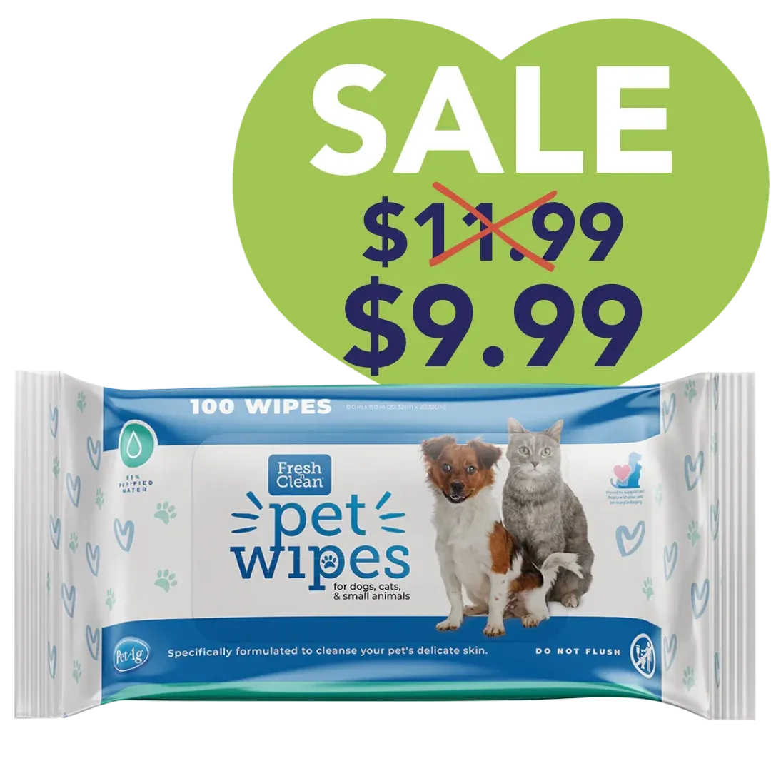 Pet Wipes 100 count by Fresh 'n Clean