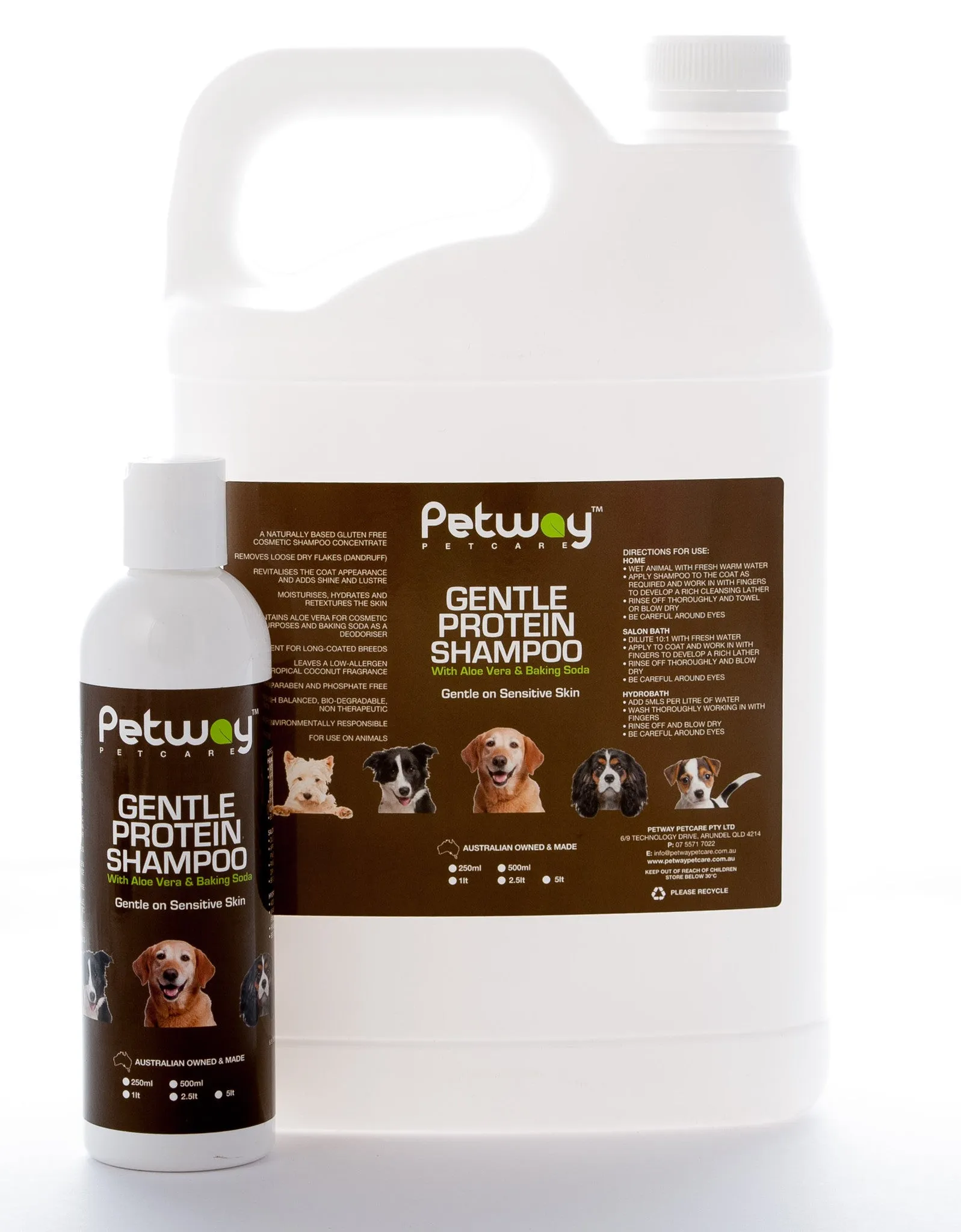 Petway Petcare Gentle Protein Shampoo - Assorted Size (WH)