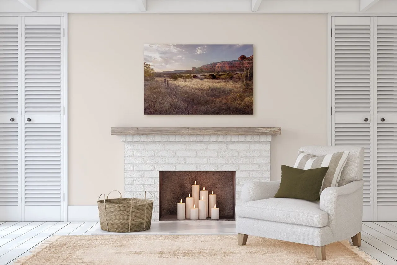 "Field of Light in Sedona" | Desert Photography Print