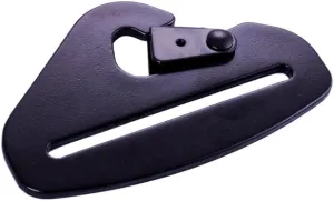 RaceQuip Seat Belt Mounting Hardware - Snap Hook End - Black - 3 in. - 700940