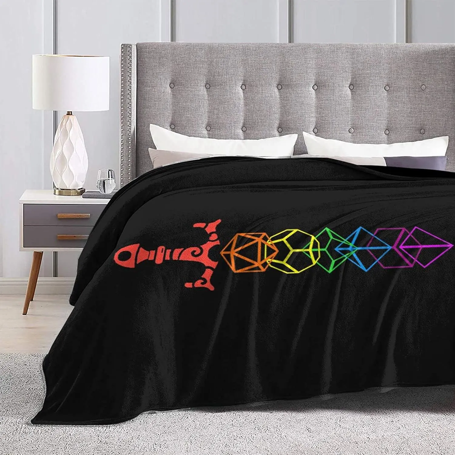 Rainbow Sword Lgbt Throw Blanket Fleece Flannel Blanket Lightweight Cozy Plush Blanket For Lgbt