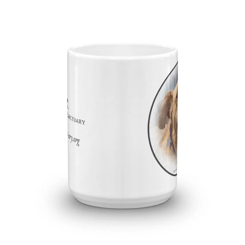 Sanctuary Dog Cookie Glossy White Mug