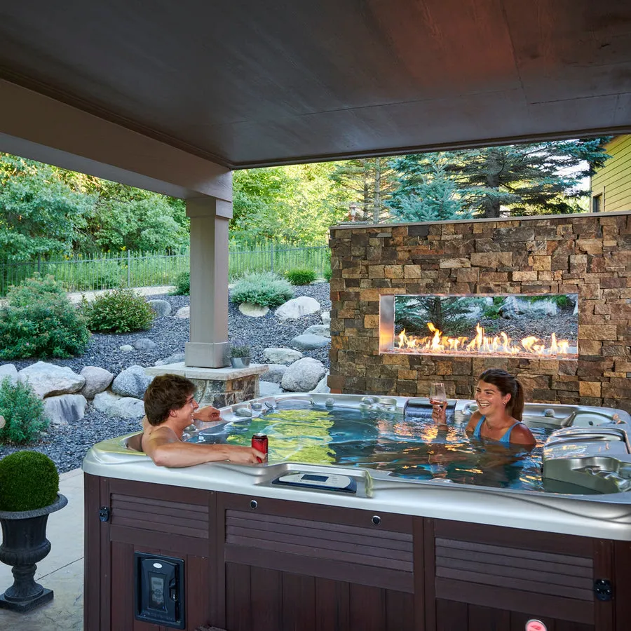 See Through Ready to Finish Gas Fireplace with Direct Spark Ignition By The Outdoor Great Room