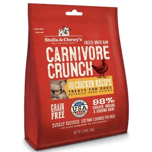 Stella & Chewy's Chicken Carnivore Crunch Dog Treats - 3.25oz